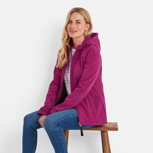 Veste Softshell matelassée à capuche pour femme, en nylon imperméable, coupe-vent et respirante, idéale pour l'hiver, les activités de plein air et la randonnée en montagne. - Product Image 2