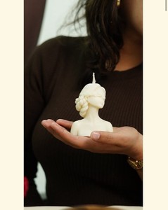 Elegant Angel Girl <b>Candle</b> Charming Decorative Accent for Girls Birthday <b>Wedding</b> Celebration Fairy Tale Party <b>Gift</b> - Product Image 3