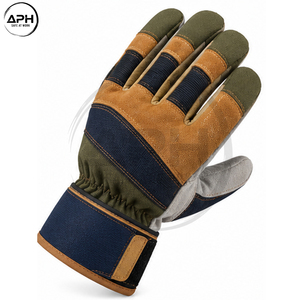 Guantes de Trabajo Multiusos Reforzados en el Pulgar y la Palma, Puño Flexible, Talla Personalizada, Guantes de Cuero Industriales de Alta Calidad - Product Image 4