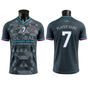 เสื้อกีฬา Gaa แบบกำหนดเอง รับผลิตแบบ OEM ODM เสื้อผ้ากีฬาคุณภาพพรีเมียม ระบายอากาศได้ดี ผู้ผลิตเสื้อผ้ากีฬา - Product Image 1