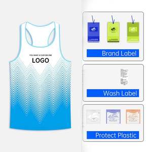 Débardeur de sport en coton pour hommes, sans manches, pour fitness, musculation, entraînement, t-shirt musculaire - Product Image 2