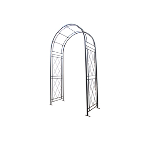 Arche de Portail d'Entrée de Jardin en Fer Forgé Décoratif Personnalisé pour Environnements Extérieurs Haut de Gamme - Product Image 2
