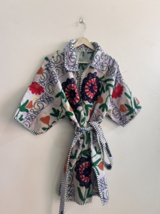 New Vintage Handmade <b>Kantha</b> Vintage Embroidered <b>Jacket</b> Women Cotton <b>Jacket</b> - Product Image 5
