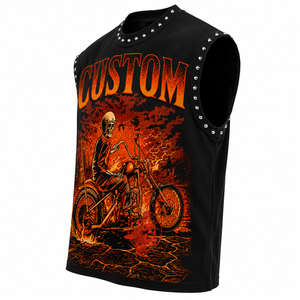 เสื้อกล้ามพิมพ์ลายเพชร Glory Custom ผ้าฝ้าย 100% เนื้อนุ่ม เป็นมิตรต่อสิ่งแวดล้อม ดีไซน์ทันสมัยแบบ DTG เสื้อยืดแขนกุดสำหรับทุกเพศ - Product Image 3