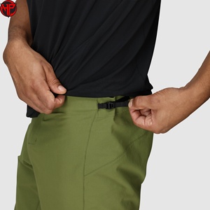 Pantalones Cortos de Ciclismo de Montaña Personalizados para Hombre, Color Verde, Protección para las Rodillas, Ajustados, de Poliéster - Product Image 3