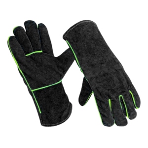 Top Grade Cowhide Split Leather Safety <b>Gloves</b> <b>Long</b> Lasting Heavy Duty Construction Welding Hand Protection Industrial Use - Product Image 5