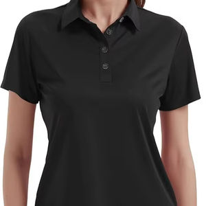 Polo décontracté unisexe personnalisé pour hommes et femmes, avec logo, haute performance, pour le golf en extérieur, à manches courtes, vente en gros - Product Image 1
