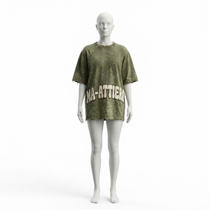 เสื้อยืดลายกราฟิกสีเขียวมะกอกสำหรับผู้ชาย เสื้อยืดผู้ชาย เสื้อยืดสำหรับผู้ชาย ผู้จัดจำหน่ายยอดนิยม ขายส่งราคาถูก - Product Image 4