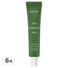 Crème pour les yeux à l'escargot bio ultra-nourrissante Dewytree, lot de 6, 40 ml, ingrédients naturels pour les soins de la peau - Product Image 1
