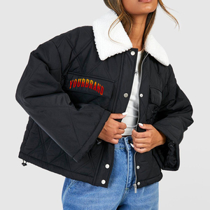 Compra al por Mayor Chaquetas Cortas para Mujer, Chaqueta Acolchada de Plumón de Pato, Parkas para Mujer, Precio Económico, Chaqueta Acolchada de Plumón Finamente Procesada - Product Image 1