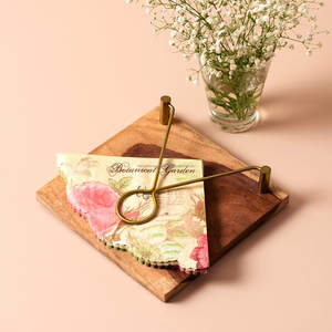 ที่ใส่กระดาษเช็ดปากแบบไม้อุปกรณ์ตกแต่งโต๊ะ - Product Image 5