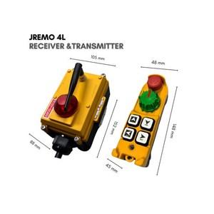 Télécommande radio industrielle avec potentiomètre pour camions-échelles et ferme intelligente, AC/DC, JEICO JREMO 4L Fabriqué en Corée - Product Image 1
