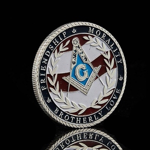 Moneda Conmemorativa Masónica de la Logia Azul de EE. UU. con Diseño Nuevo 2026 para Maestros Masones - Product Image 3