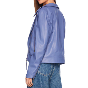 Chaquetas de Cuero para Mujer 2026, de Invierno, Alta Calidad, Impermeables, Servicio OEM, Chaquetas de Cuero Genuino para Mujer - Product Image 2