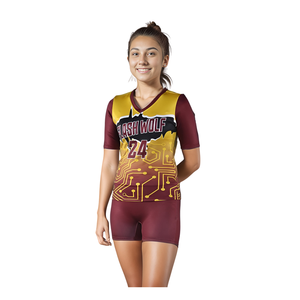 Uniforme de Voleibol Sublimado para Mujer, Diseño Personalizado, Uniforme de Voleibol Sublimado para Mujer, Ropa Deportiva sin Mangas para Equipo - Product Image 3