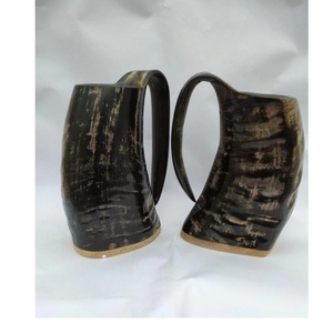 100% Natural Drinking Horn Mug For Party High Quality & Funny Christmas Mug Customised Horn Mug For Home Hotel And Restaurant - Product Image 3