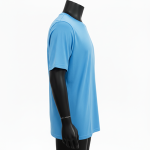 Crew Neck Solid Pattern Unisex Short Sleeve <b>Polyester</b> T <b>Shirt</b> OEM Supply Custom Screen Print Short Sleeve Tee <b>Shirt</b> - Product Image 5