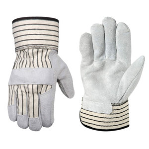 Gants de rigueur canadiens professionnels en cuir antidérapants et résistants à la chaleur, personnalisables pour un usage quotidien - Product Image 1
