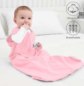 Sac de couchage pour bébé 95% bambou 5% élasthanne 1,5 TOG, doux et respirant - Product Image 5