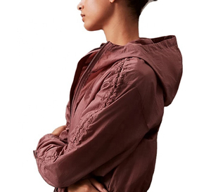 Conjunto Deportivo de Nylon para Mujer, Corte Ajustado, Chaqueta Deportiva Elástica y Pantalones Ajustados, Ropa Deportiva para Gimnasio - Product Image 3
