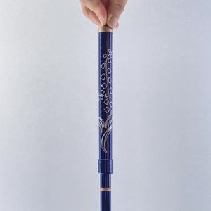 Bastón plegable de aleación de aluminio de cinco secciones personalizado con punta antideslizante de altura ajustable Capacidad de carga de 110kg y opciones de color - Product Image 1