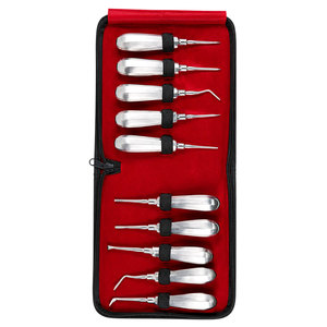 Elevadores Dentales de Raíz, Juego de Elevadores Luxadores, Kit de Extracción Dental, Elevadores Dentales de Acero Inoxidable, Instrumentos de Cirugía Oral - Product Image 3