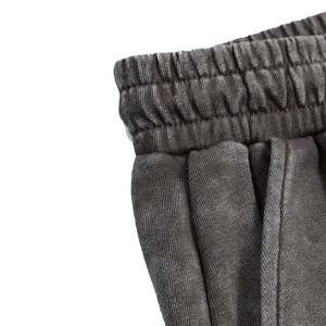 Pantalones Cortos de Algodón Lavado al Ácido para Hombre, Estilo Casual, Deportivo y Urbano - Product Image 2