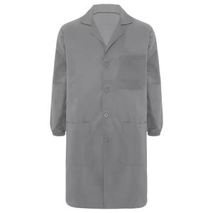 Bata de laboratorio médica para hombre más vendida, uniforme de hospital personalizado, bata de farmacia tejida de manga larga, repelente a líquidos, blanca, unisex, para enfermería - Product Image 1