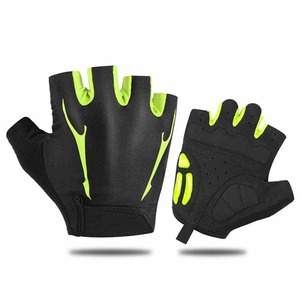 Premium Quality Custom Made Design Breathable Polyester/Cotton/Leather <b>Touchscreen</b> Zipper Closure Unisex Cycling <b>Gloves</b> - Product Image 1