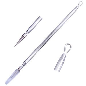 Facial Pore Cleaning Tool Stainless Steel <b>Blackhead</b> <b>Extractor</b> Whitehead Remover Acne Needle Professional Beauty Tool - Product Image 2