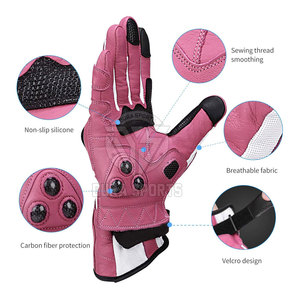 Guantes de Motociclismo Impermeables con Pantalla Táctil para la Seguridad de las Manos, Guantes de Motociclismo del Mejor Material - Product Image 4