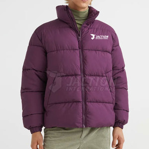 Veste à bulles coupe-vent pour homme, tendance, vente chaude, design de logo personnalisé, respirante, veste d'hiver pour homme - Product Image 2