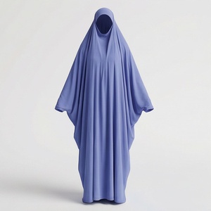 Vestido Jilbab Abaya Musulmán de Diseño Personalizado, Fabricante Mayorista OEM, Tela de Poliéster Transpirable de Primera Calidad, Tendencias de Moda - Product Image 1