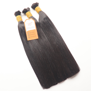 Extensions de cheveux humains lisses russes, vente en gros, prix d'usine, cuticule vierge alignée, cheveux crus péruviens - Product Image 6