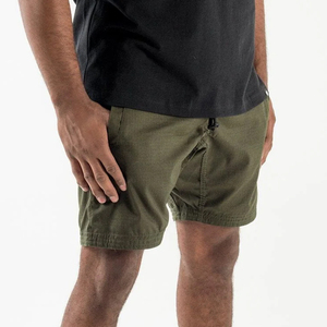 Shorts de Lino/Algodón Oxford para Hombre - Cintura Media con Cierre de Cremallera, Ecológicos, Impermeables y de Secado Rápido, Traje de Baño Casual - Product Image 5