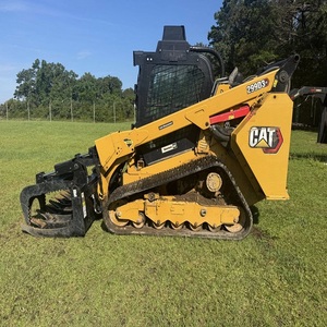 รถตักตีนตะขาบขนาดเล็ก CAT 299D3 ของ Caterpillar ที่ทนทาน พร้อมบุ้งกี๋หน้า ใช้พลังงานดีเซล และระบบตีนตะขาบที่แข็งแกร่ง เหมาะสำหรับงานก่อสร้าง - Product Image 4