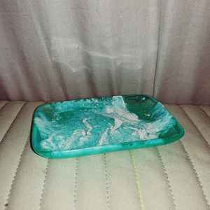 Bandeja Rectangular Decorativa de Resina Ecológica para Servir de Forma Organizada, Ofrece una Superficie Amplia y Moderna - Product Image 3