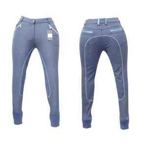 Collants d'équitation à ceinture contrastée pour un look sportif et une stabilité accrue du tronc, pantalons d'équitation - Product Image 4