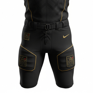 Uniforme de football américain personnalisé de qualité supérieure, ensemble maillot et pantalon sublimés, tissu en maille durable pour jeunes et adultes - Product Image 2