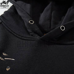 Sweat à capuche brodé de qualité supérieure pour hommes, surdimensionné et personnalisé, prix de gros - Product Image 6