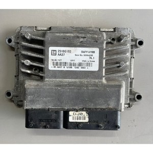 Unité de commande moteur ECU Chevrolet, compatible avec Chevrolet Cruze 1.6 25186182 5WY1J19B, pièces automobiles coréennes. - Product Image 4