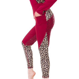 Pantalones de Montar a Caballo Transpirables y Elásticos, Pantalones de Equitación Profesionales, Cómodos y Antideslizantes con Agarre en las Rodillas - Product Image 1