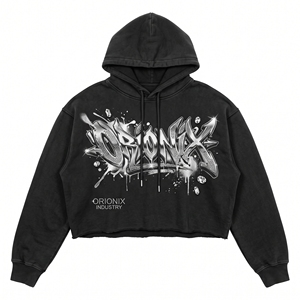 Sudadera con capucha corta para mujer, al por mayor, para invierno 2026, nueva tendencia, sudaderas con capucha cortas personalizadas, transpirables - Product Image 1