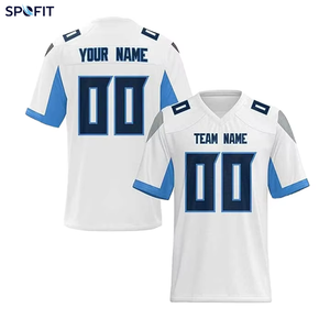 Camiseta Deportiva Personalizada al por Mayor, Venta Caliente 2026, Nombre del Equipo Personalizado, Estilo Americano, Alta Calidad, Cosida, 100% Algodón Transpirable, Fútbol Americano - Product Image 1