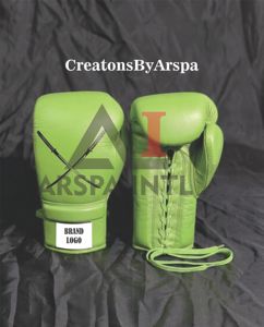 Gants de boxe de sparring blancs à lacets, fabriqués en usine, neufs, de qualité supérieure, style gagnant, les plus vendus, à doigts entiers - Product Image 2