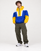 Veste coupe-vent unisexe vintage personnalisée pour le sport, hiver, coupe-vent, vente en gros, pull à quart de zip, à capuche, brodé, streetwear