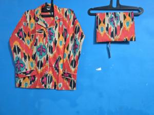 Conjunto de Pijama Sexy con Cuello en V y Estampado Floral para Mujer, Talla Grande, Diseño Moderno, Ropa de Dormir Informal de Verano, 100% Algodón Orgánico - Product Image 5