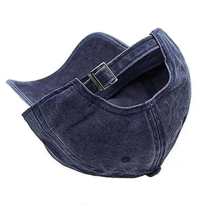 Unisex Acid Wash <b>Plain</b> Adjustable Strapback <b>Baseball</b> Trucker <b>Cap</b> Customized Embroidery 6 Panel Style Sporty Hat for Men Women No - Product Image 3