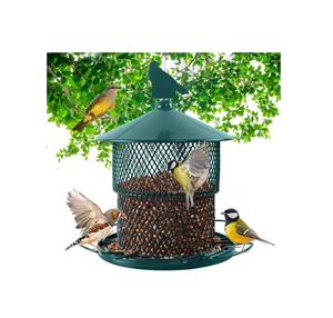 Comedero de Metal para Pájaros, Resistente a Ardillas, Colgante, de Malla de Hierro, para Pájaros Silvestres, para Pinzones y Cardenales - Product Image 1