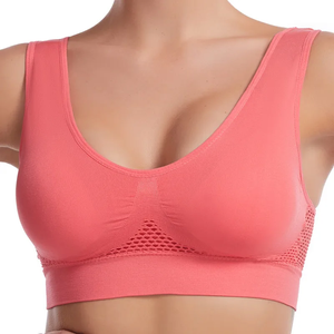 Ensemble de soutien-gorge personnalisé pour femmes, push-up, sans fil, sans couture, lingerie respirante, confortable, vente en gros aux États-Unis, OEM - Product Image 5
